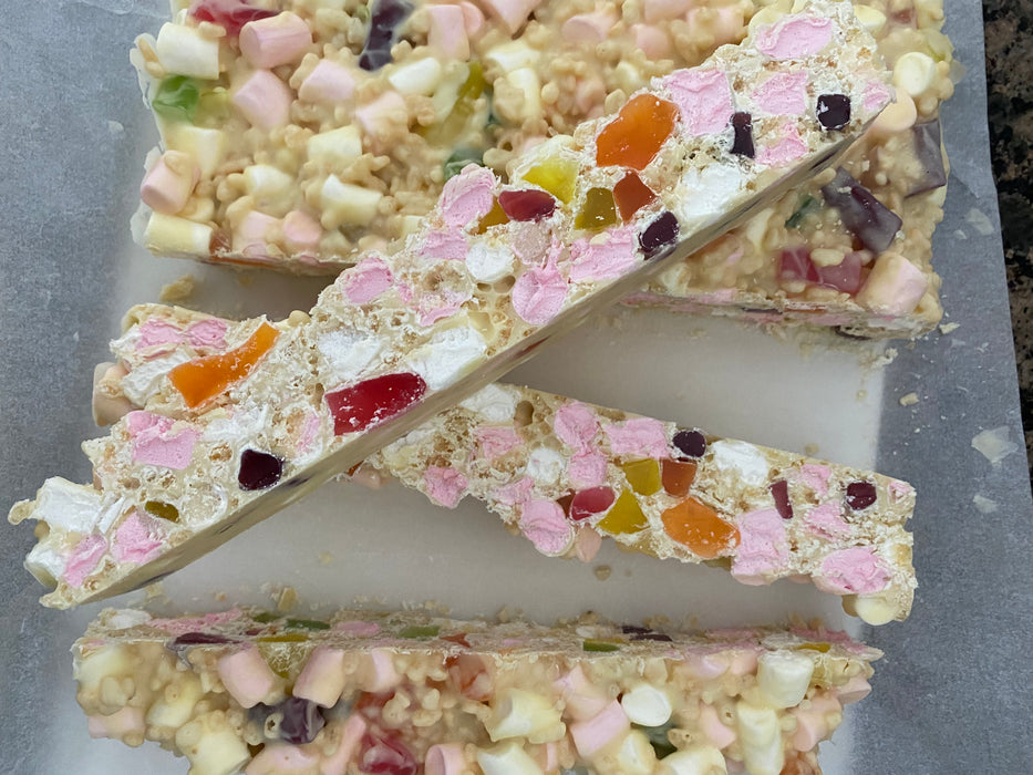 Creamy White Rocky Road Chocolate Box